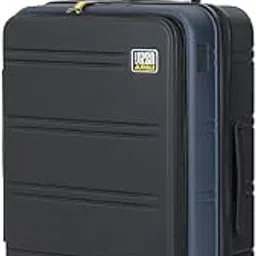 urban jungle by Safari Hold-All Premium Top-Open Medium (67 cm) Trolley Bag, Polycarbonate Check-in Suitcase with 8 Silent Wheels and TSA Lock, Hardside Travelling Luggage for Both Men & Women (Navy) image 1