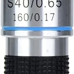 Microscope Lens,40X 185 Biological Microscope Achromatic Objectives Lens 160/0.17 5×5×5cm Eliminate Unwanted Reflections-picture-41