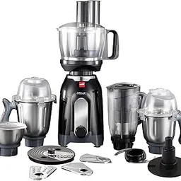 Cello Discovery Chef Mixer Grinder 5 Jars, 1000Watts | Chutney Jar, Wet Jar, Food Machine, Juicer Jar, Dry Jar | Stainless Steel Jars and Sturdy Body | 6 Additional Attachments-picture-24