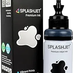 Splashjet T664 Compatible Refill Black Ink for Epson L130, L360, L380, L361, L565, L210, L220, L310, L350, L405, L455, L485, L550, L555, L605, L1300 Printer - (70g x 1 Color) Black Bottle- 501752-picture-14