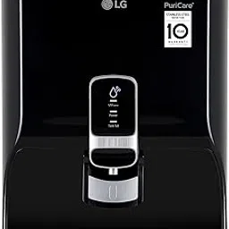 LG 8L RO+UV Water Purifier with Airtight Stainless Steel Tank | Digital Sterilizing Care, Pre-Sediment Filter Free, Multi Stage Filtration | True Maintenance Package | WW152NT, Black-image-4