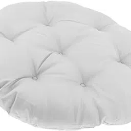 UJEAVETTE Hanging Egg Chair Cushion Comfortable Replacement for Indoor Balcony Outdoor White-picture-34
