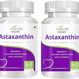 Nature's Velvet Astaxanthin 2mg 60 Softgels Pack of 2-picture-45