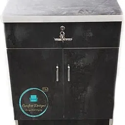 Comfort Designs Wooden Shoe Rack - 03 with Lock and Drawer | Storage Cabinet Home Indoor and outdooor Cupboard (Size 30 x 24 x 13 inches) Color - Grey-picture-17