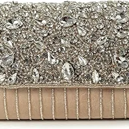 the tan clan Grace Beige Flap Over Clutch Bag for Women– Elegant Evening Handbag, Stylish Purse, Perfect for Parties, and Special Occasions-picture-53