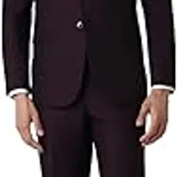 Men's Polyester Blend Three Piece Suit-Dress Set-image-27