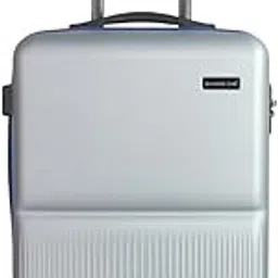 go gilmore oak Gilmore Oak Bravo Trolley Bag, Hardside Polycarbonate Medium (20 Inch) Suitcase with 8 Wheels Travelling Luggage for Men & Women (Silver)-picture-19