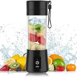 SHAYONAM Portable Juicer Blenders For Smoothies And Juices USB Rechargeable Mini Juicer Bottle Blender Shake Maker Electric Battery Mixer Grinder Machine,Travel Juice Maker for Fruits, 320Ml-image-5