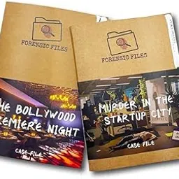 Forensic Files Murder Mystery Games Combo | The Bollywood Premiere Night & Murder in The Startup City | Solve Realistic Crime Cases | Unsolved Cold Case Files | Clues Evidences-image-8