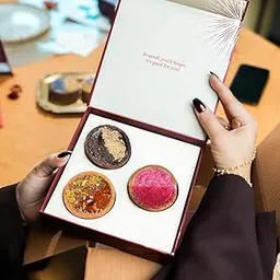 Cinnamon Kitchen Assorted Millet Tart Box (Pack of 3) | Healthy Gourmet Tarts with Millet Base | Luxury Festive Gift Box | Perfect Gifting for Diwali, Weddings & Celebrations-image-55