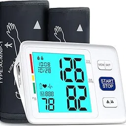 Blood Pressure Monitor for Home Use Extra Large Cuff Automatic Digital Blood Pressure Machine 9-17''&13-21''Adjustable Blood Pressure Cuff- Backlit Display 2x500 Memories 4AAA Batteries Carrying Case-picture-16