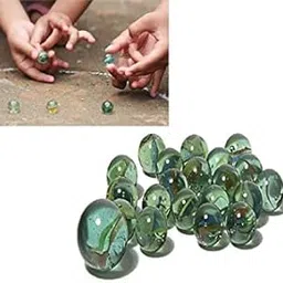 KYNA Traditional Game Fun Play Set Decorative Colourful Glass Marbles/Kanche/Bante Indoor Outdoor Game for Kids Boys and Girls (300 Approximately)-image-18
