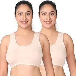 Adira | Night Bra for Women Plus Size | Heavy Breast Bra to Wear at Home | Comfortable Bra | Wirefree & High Coverage | Sleep Support | Plus Size Bra | Pack of 2-picture-36