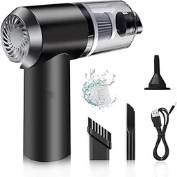 Portable Car Vacuum Cleaner with Blower | Powerful Suction, Reusable and USB Rechargeable| Wireless Handheld Vacuum for Car, Home and Travel-picture-21