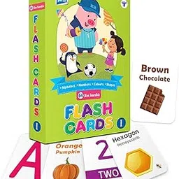 Flash Cards for Kids Early Learning | Premium Flash Cards | 64 Cards | 1 to 20 Numbers in Words, Basic Shapes & Colors, A to Z | Fun Learning for Kids | Age 6 Months + | Early Childhood Education-picture-31