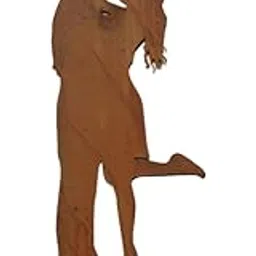 Merishopp Garden Couple Stake Creative Ornament Yard Sign Stake for Lawn Walkway Patio Young Couple-picture-20