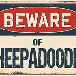 SignMission Sheepadoodle, 7" X 10" Aluminum Sign-picture-49