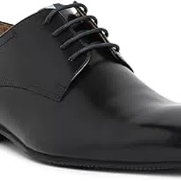 gabicci Mens Derby Shoe, Lace Up Entry, (Size 40-45), Full Grain Leather, Wedding Occasion Shoe, TPR Sole, Stacked Heel, Humphrey-picture-10
