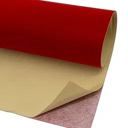 Self Adhesive Velvet Flocking Liner Jewelry Craft Fabric Peel Stick (RED)-picture-21