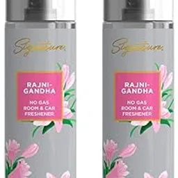 Signature Rajnigandha Air Freshener Floral Rajnigandha Long Lasting Fragrance for Home and Office Combo Pack of 2 (250 ml x 2)-picture-38