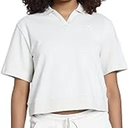 puma Women's Relaxed Fit Polo Shirt (686998_Alpine Snow-picture-35