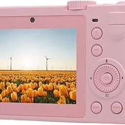 Zunate 18X Digital Zoom Compact Camera, 5K 72MP Digital Camera, IPS Display, Slow Motion Photography, Compact Camera with Filters, 1300mAh Battery (Pink)-image-73