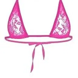 bhagwati arts Women’s Stylish Comfortable Nylon Net Transparent Lace Bra Panty Set with Halter Neck Design for All Occasions-picture-59