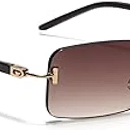 voyage Rimless Sunglasses for Men & Women (Black Lens | Silver Frame - MG7379)-picture-55