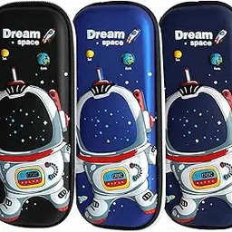 Crackles 3D EVA Space Pencil Case for Kids, Pencil Pouch for Kids, Designer Pencil Pouch for Kids - Pack of 1(Random Color)-picture-23