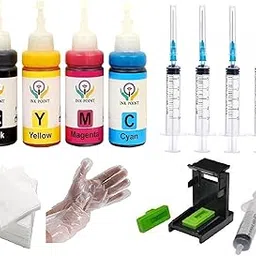 Refill Ink for HP 805 Ink Cartridge Compatible Printers for HP DeskJet 2332 Multi-Function Color Printer Black Tri Color Combo Pack Ink Cartridge (Refill Set) Black + Tri Color Combo Pack Ink Bottle-picture-20