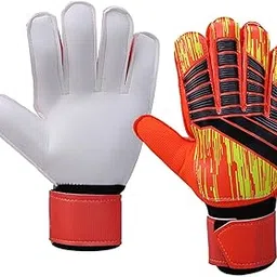 MERISHOPP Goalkeeper Gloves Antislip Finger Protection Men Women Stylish Goalie Gloves 9Cm Orange|Sporting Goods|Team Sports|Soccer|Clothing, Shoes & Accessories|Gloves-picture-30