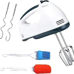 Niralasa Scarlett Beater for Cake Baking Electric Hand Mixer High Speeds Roasting Cream 7 Speed Mixer Kitchen Baking Tools with Free Spatula and Oil Brush Set-image-22
