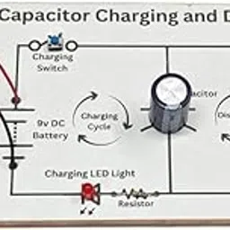 ERH India Class 12 Charging and Discharging of Capacitor Physics Science Project Experiment Working Model Kit-picture-31