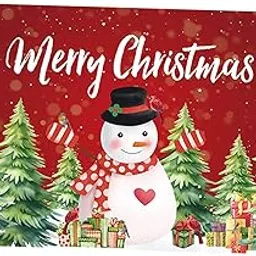 CALANDIS Christmas Garage Door Christmas Garage Cover for Party Style C-image-41
