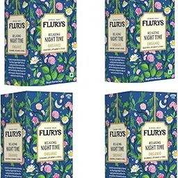 Berry India Flur'ys Relaxing Organic Night Time Tea Bags, Pack of2 (2 * 20=40 Tea Bags)-picture-23