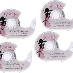 VELURA 4X Double-Sided Lingerie Tape Adhesive for Clothes Dress Body Wedding Prom|4 Pieces Lingerie Tapes| Forms, Enhancers| Womens Clothing |Clothing Shoes & Accessories-image-59