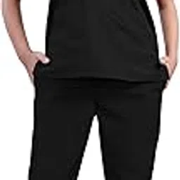 SUBA Women's Cotton Medical Scrub Suit | V-Neck Top & Bottom Scrub Set With 2 Pockets | Ideal for Doctors, Nurses, Medical Students & Healthcare Professionals | Hospital Uniform-picture-29