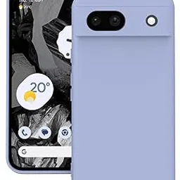 YATWIN Silicone Back Case for Google Pixel 8A, Soft-Touch Phone Back Cover for Google Pixel 8A - Lilac image 1