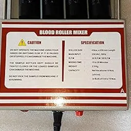 Blood Roller Mixer Blood Sample Rotator Laboratory equipment Hematology 4 Rollers image 1