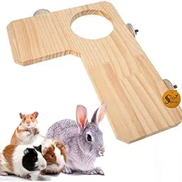 Sage Square Natural Wood Platform Toy Cage Accessory Ideal for Birds, Hamsters, Mice, Rabbit, Guinea Pig-image-46