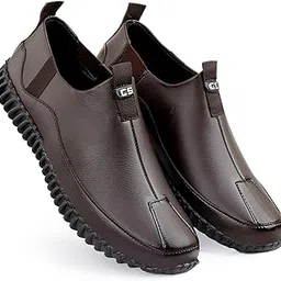 wugatti Men's Comfortable, Lightweight & Trendy Geniune Leather Slip-On Casual Boat Shoes-picture-19