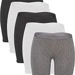 b2body Women's Regular & Plus Size Stretch Cotton Long Leg 6.5" Boyshort Briefs-picture-40
