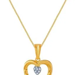 p.c. chandra jewellers Gold and Diamond Pendant for Women-picture-34
