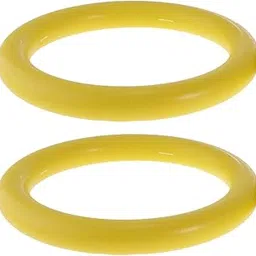 MERISHOPP 1 Pair Gymnastic Rings Gym Fitness Arm Muscle Strength Cross Training Yellow|Sporting Goods|Fitness Running & Yoga|Strength Training|Other Strength Training-image-12