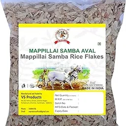 VS Products Mappillai Samba Rice Flakes 200g, Mappillai Samba Aval (Poha) Rice Flakes for Breakfast | Cereal Flakes, 200g image 1