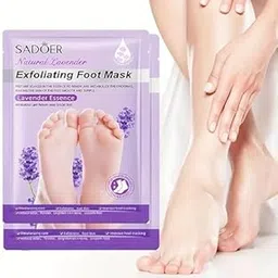 DRESWICT Foot Peeling Mask for Dead Skin Removal – Natural Exfoliating Foot Mask for Dry Feet, Calluses & Cracked Heels (levender foot mask)-picture-18