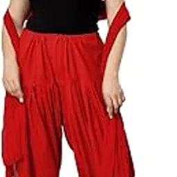 b9 store Women's Cotton Plain Patiala Salwar with Dupatta Set || Pants for Premium Readymade Free Size-picture-33