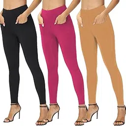 brand flex Women Pocket Jegging Combo of 3 Pack (28 to 36 Inch)-picture-36