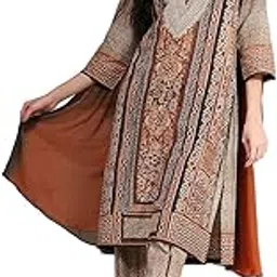 biba Women's Cotton Kurta, Bottom, Dupatta-picture-54