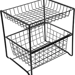 Garneck under Sink Organizer Shelf for Kitchen and Bathroom Multi-functional Storage Easy Access and Simple Installation and Sturdy Design for Cleaning Supplies and Essentials-picture-23